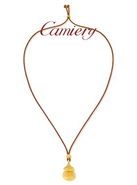 爆闪碎碎冰胖葫芦项链女士配饰