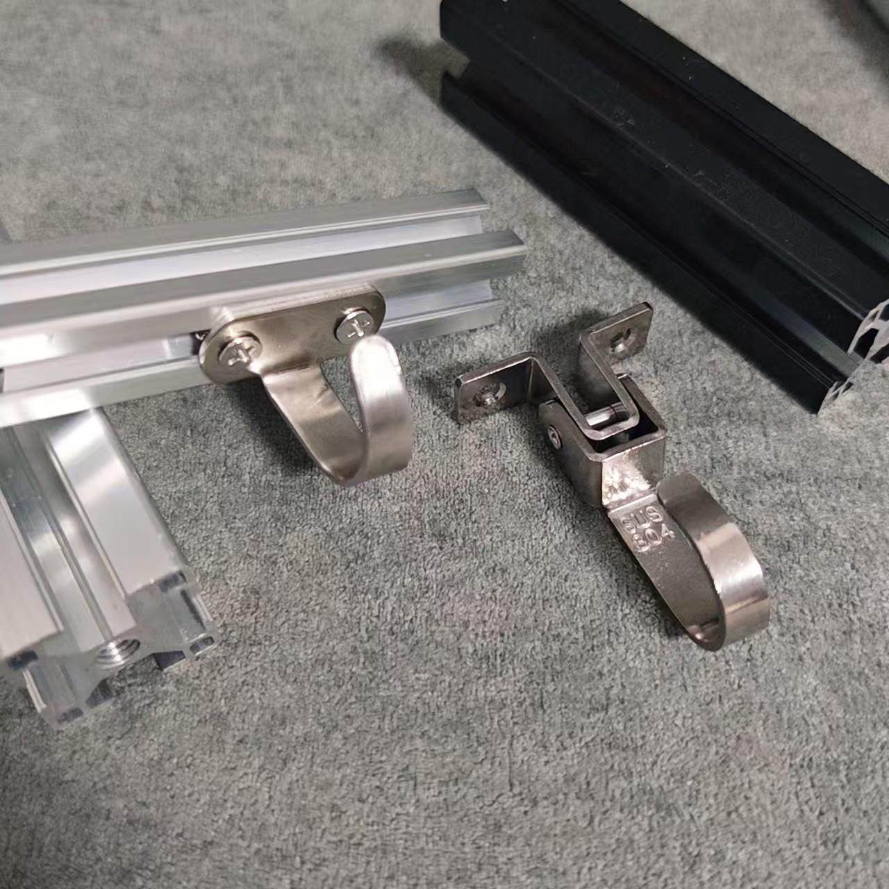 铝型材304不锈钢固定挂钩活动挂钩20/30/40铝型材配件 鱼缸架顶钩,淘宝优惠券,粉丝福利购,淘宝优惠卷