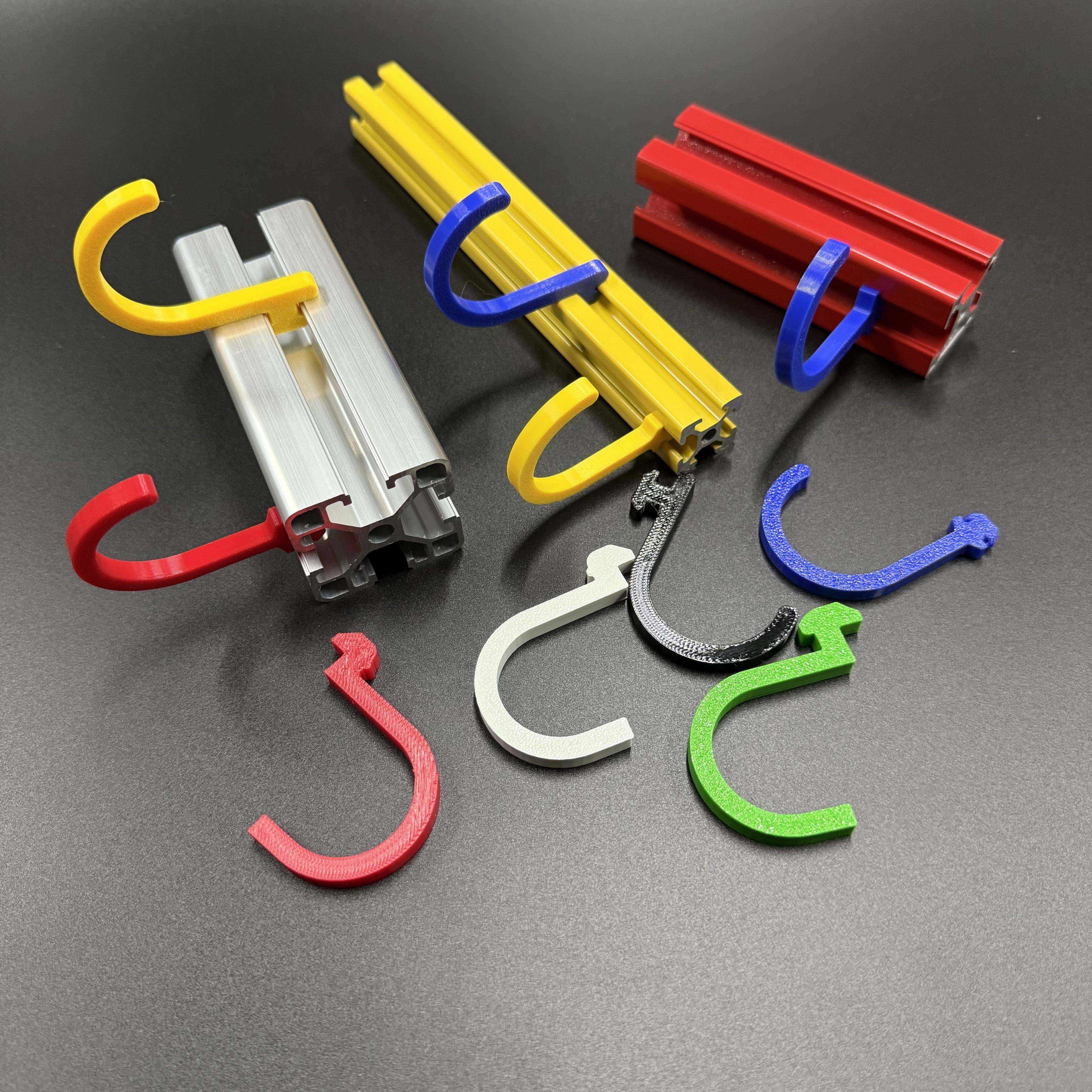 铝型材配件203040欧标型材彩色挂钩快速安装侧挂钩下挂钩,淘宝优惠券,粉丝福利购,淘宝优惠卷