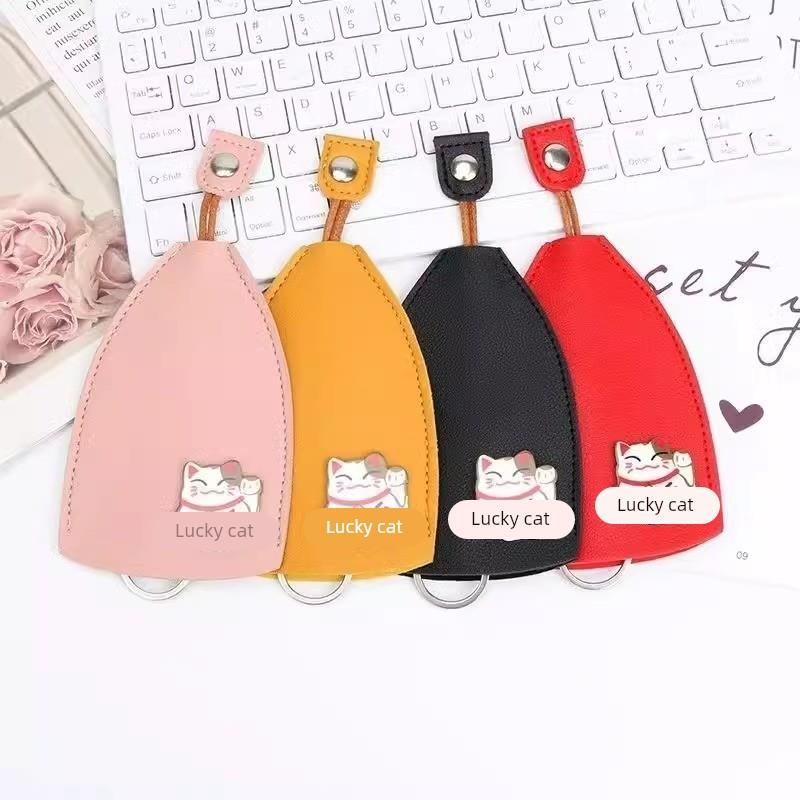 抽拉式钥匙包收纳迷你保护套男家门女士汽车通用可爱卡通车钥匙 - 图2