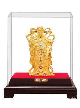 财神爷 财神到 沙金财神家居摆件财源广进财神 树脂工艺品开业礼
