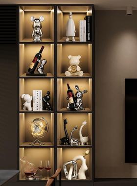 暴力熊客厅电视柜酒柜装饰品摆件2025新款轻奢高档高级感家居礼物