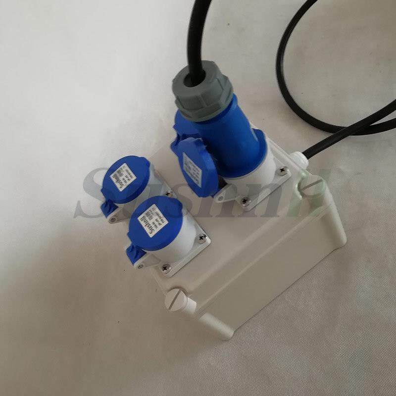 16A分线插排一进4出工业插座排配电箱直通硅箱分线盒接线板,淘宝优惠券,粉丝福利购,淘宝优惠卷