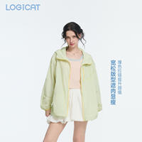 蒲熠星明星同款LOGICAT撞色防晒衣