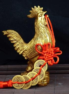 全铜鸡摆件大号公鸡金鸡元宝鸡十二生肖鸡家居客厅2025蛇年工艺品