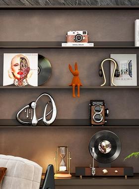 现代高级感音乐摄影主题复古摆件家居客厅电视柜样板房壁龛装饰品