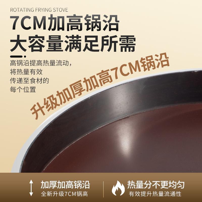 商用燃气煎包炉立式台式数显自动旋转生煎包水煎包锅贴机专用摆摊 - 图2