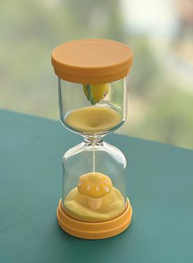 熊猫卡通沙漏计时器儿童防摔3-30分钟学生作业吃饭耳兔桌面摆件