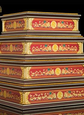 木质四方座神像垫高座财神底座加高增高佛像观音菩萨高级台托家用