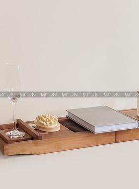 MOON慕空间样板房卫生间浴缸上置物架洗手间摆件软装饰品摆设道具