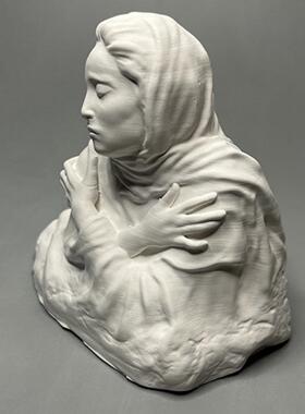 轻奢艺术人物覆古雕塑石膏像扩香石高级小众氛围摆件家居软装饰品