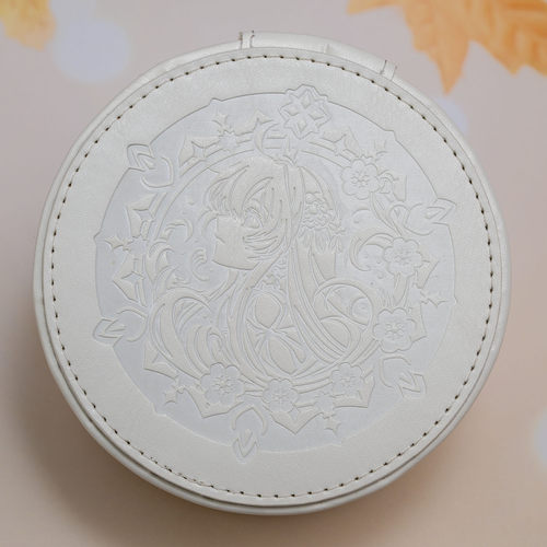 星见夏空LETECIEL 花的诗 超大尺寸 压花数码耳机线材配件收纳包 - 图1