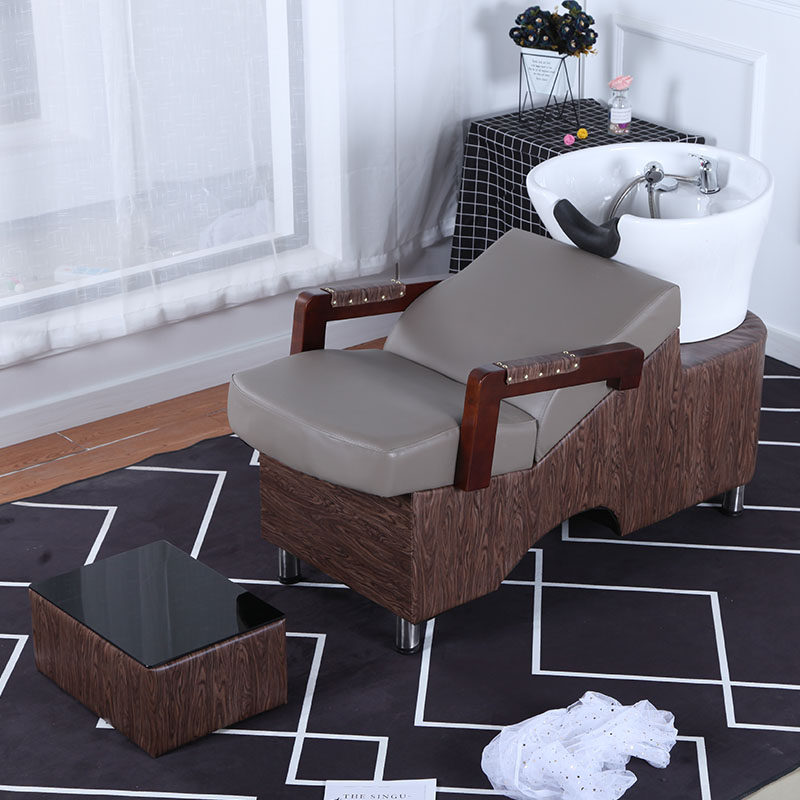 洗头床理发店 发廊专用洗发床洗头椅厂家直销冲水床陶瓷盆美发床,淘宝优惠券,粉丝福利购,淘宝优惠卷