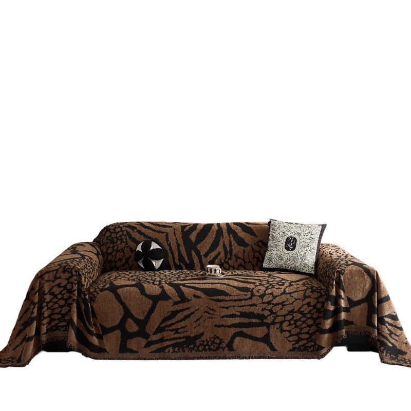 复古高级感沙发垫子四季通用中古风雪尼尔沙发巾防滑全包沙发套,淘宝优惠券,粉丝福利购,淘宝优惠卷