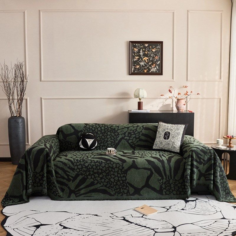 复古高级感沙发垫子四季通用中古风雪尼尔沙发巾防滑全包沙发套,淘宝优惠券,粉丝福利购,淘宝优惠卷