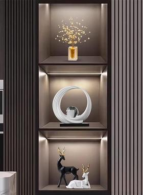 现代简约酒柜摆件轻奢高档客厅电视柜酒柜办公室装饰品高级感小众