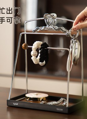 玄关置物架饰品钥匙收纳玄关摆件C高级家居好物高级创意复古置物