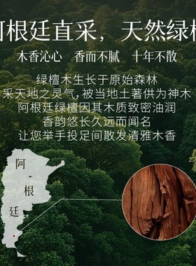 庆祥泰天然绿檀木手串p沉香盘玩手链檀香女男木质五行补木情绪稳