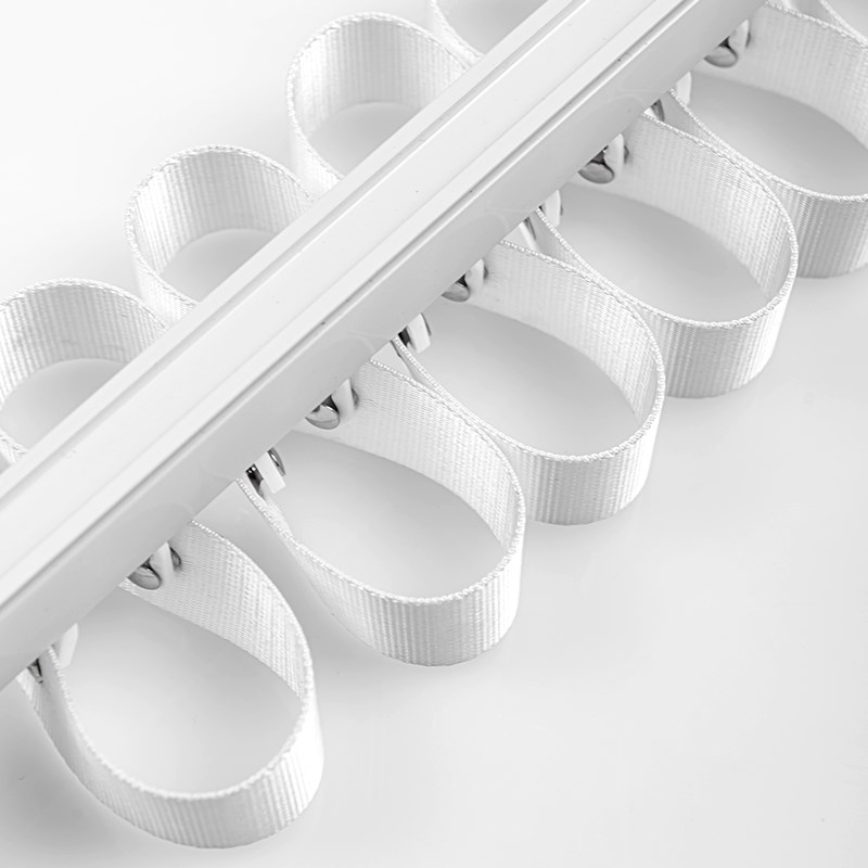 蛇形帘轨道特厚加厚铝合金轨道窗帘滑道阳台O卧室飘窗S型水波帘轨 - 图1