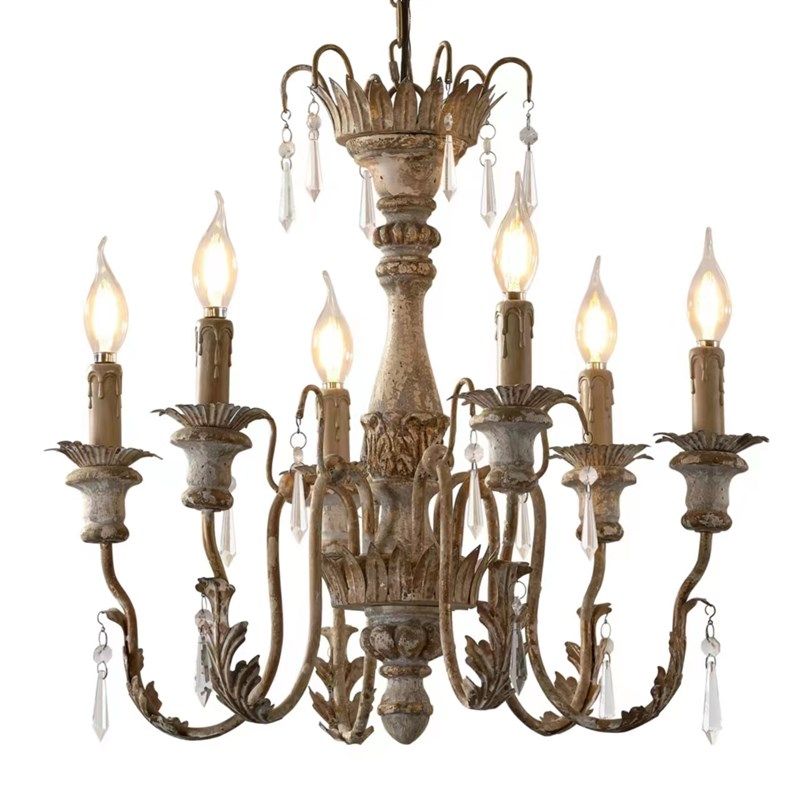 设计师创意法式实木雕刻复古吊灯别墅餐厅卧室会所西餐厅咖啡厅灯,淘宝优惠券,粉丝福利购,淘宝优惠卷