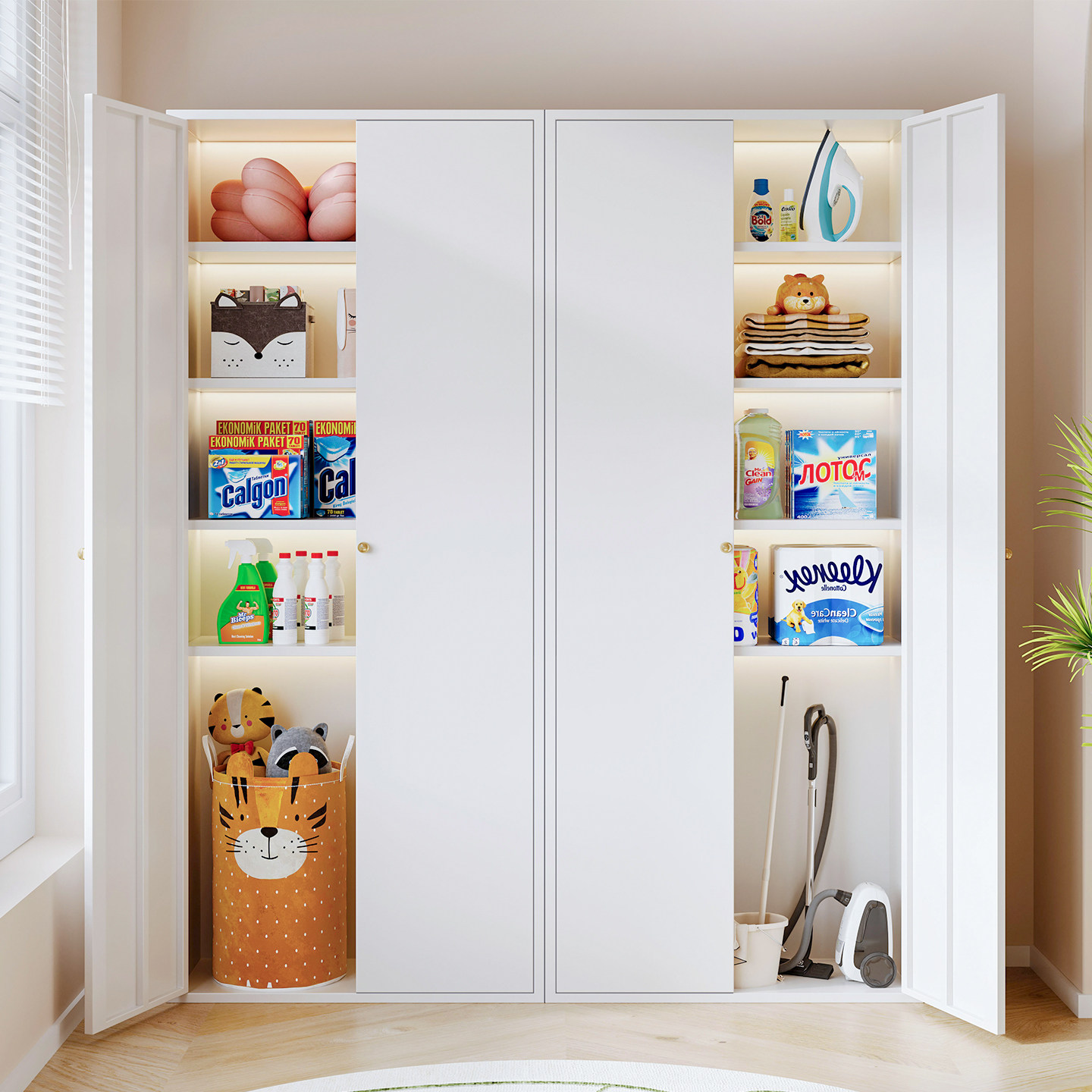 阳台收纳柜钢制铁艺靠墙防雨防晒花园工具柜家用铁皮柜,淘宝优惠券,粉丝福利购,淘宝优惠卷