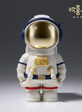 欢喜小将《上天i揽福下海捞金》宇航员潜水员桌摆寓意好物车载摆