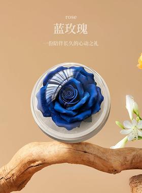 鼎艺 玫瑰瓷花陶瓷摆件玄关电视柜装饰品无火香薰礼品礼盒装送礼