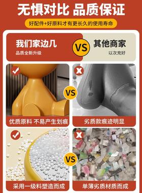 简约创意设计网红客厅玄关摆件家用小平头装饰摆件床边收纳置物架