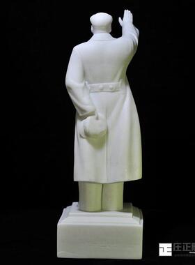 主席像雕像汉白玉挥手摆件大厅书房风水活动送礼物品留念