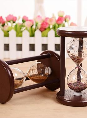 创意复古沙漏泡茶流沙计时器 学生礼物创意礼品桌面摆件