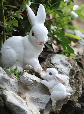 复活节兔子摆件easter节日装饰品 户外花园庭院民宿造景园林盆挂