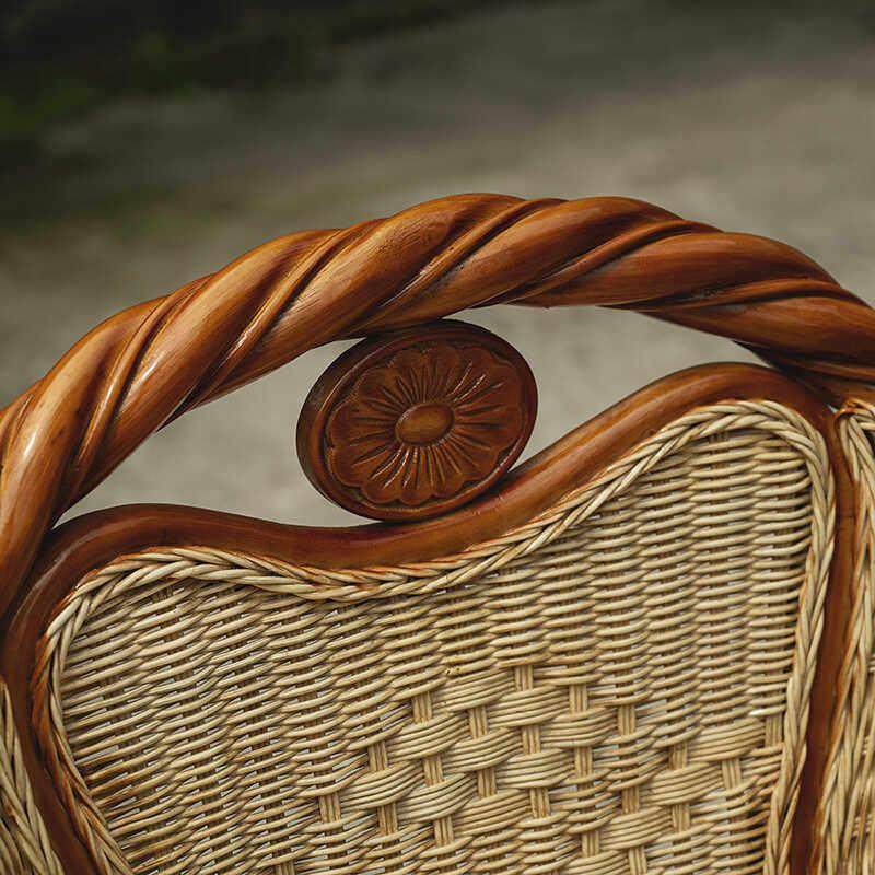 藤椅天然真藤厂家直销靠背儿童凳子单人家用老年人阳台藤编小滕椅,淘宝优惠券,粉丝福利购,淘宝优惠卷