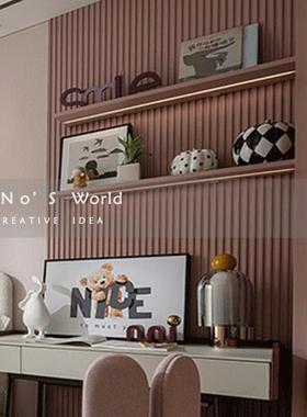 KINO奇诺儿童房摆件组合套装样板间小孩房女孩书桌学习桌软装饰品