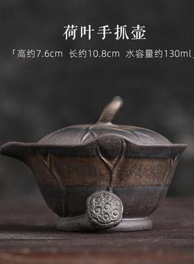 新中式茶室多宝阁茶桌覆古摆件茶具陶瓷盖碗古风茶道茶文化配件