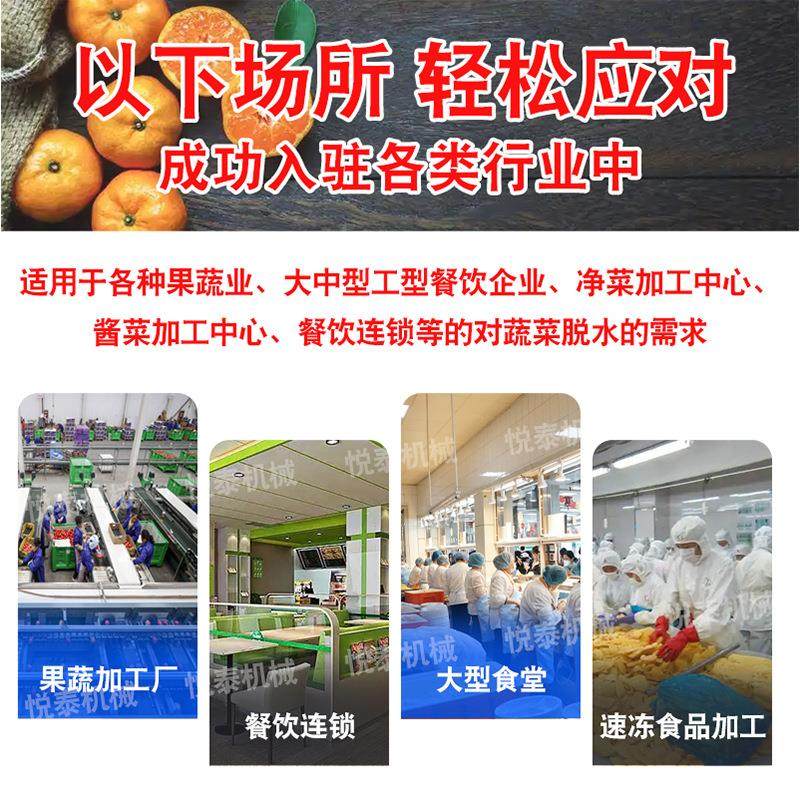 叶菜沙拉排骨肉类脱水机蔬菜馅料离心甩水脱油机单桶篮筐式甩干机,淘宝优惠券,粉丝福利购,淘宝优惠卷