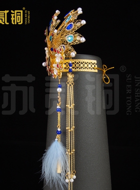 新品泰山奶奶发冠神像凤冠配饰