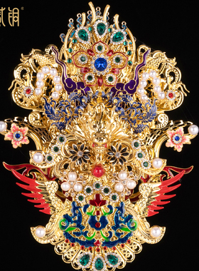 潮汕拜金花摆件纯手工合金香炉