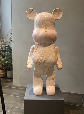 网红卡通创意暴力熊存钱罐现代客厅装饰品简约家居元气熊落地摆件
