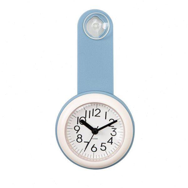 北欧简约浴室钟厨房防水静音家用吸盘钟表挂墙创意个性迷你小挂钟,淘宝优惠券,粉丝福利购,淘宝优惠卷