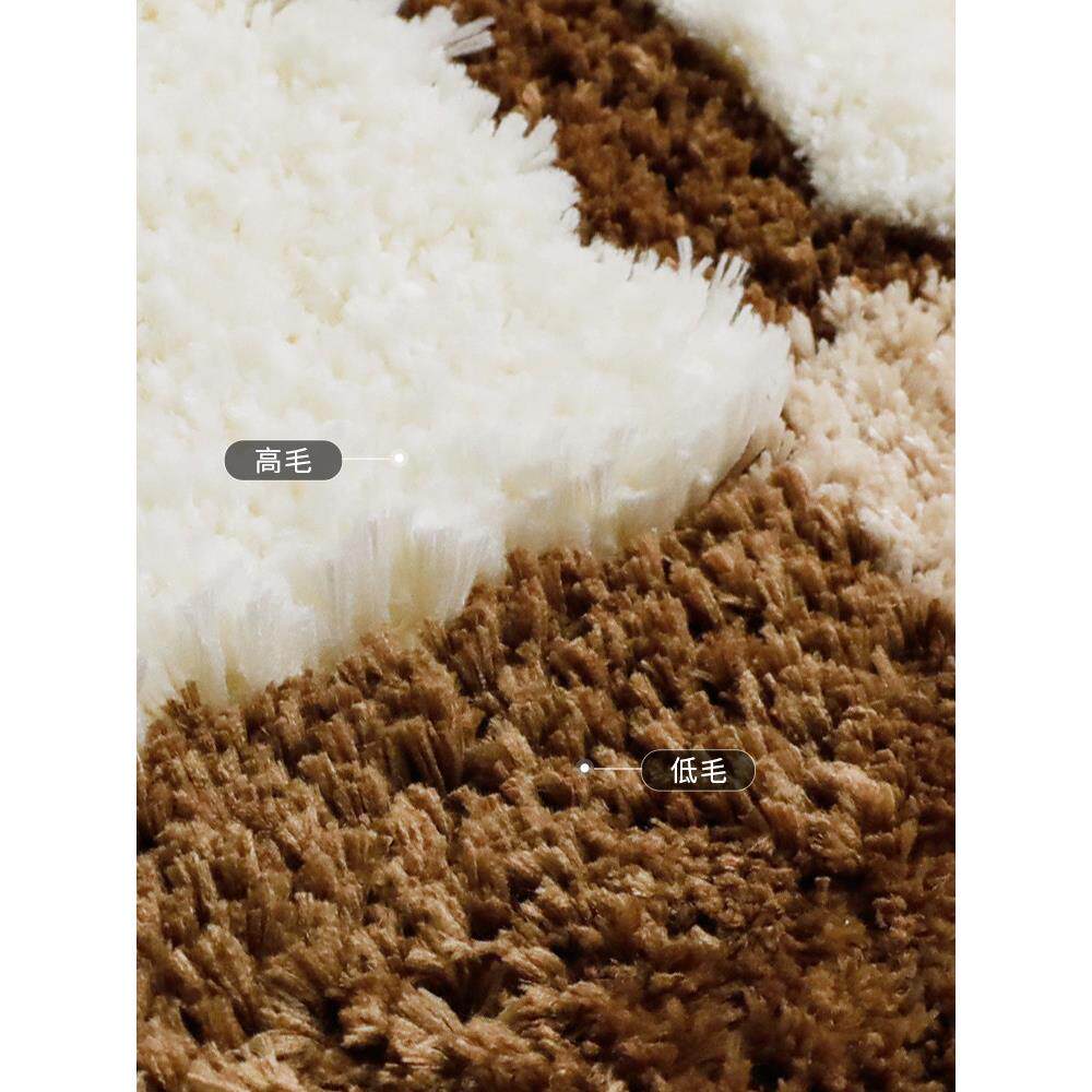 Munai Bedroom Plush Girls Room Bedside Blanket Study Floor Mat Strip Carpet Simple Bay Window Blanket Dormitory Mat