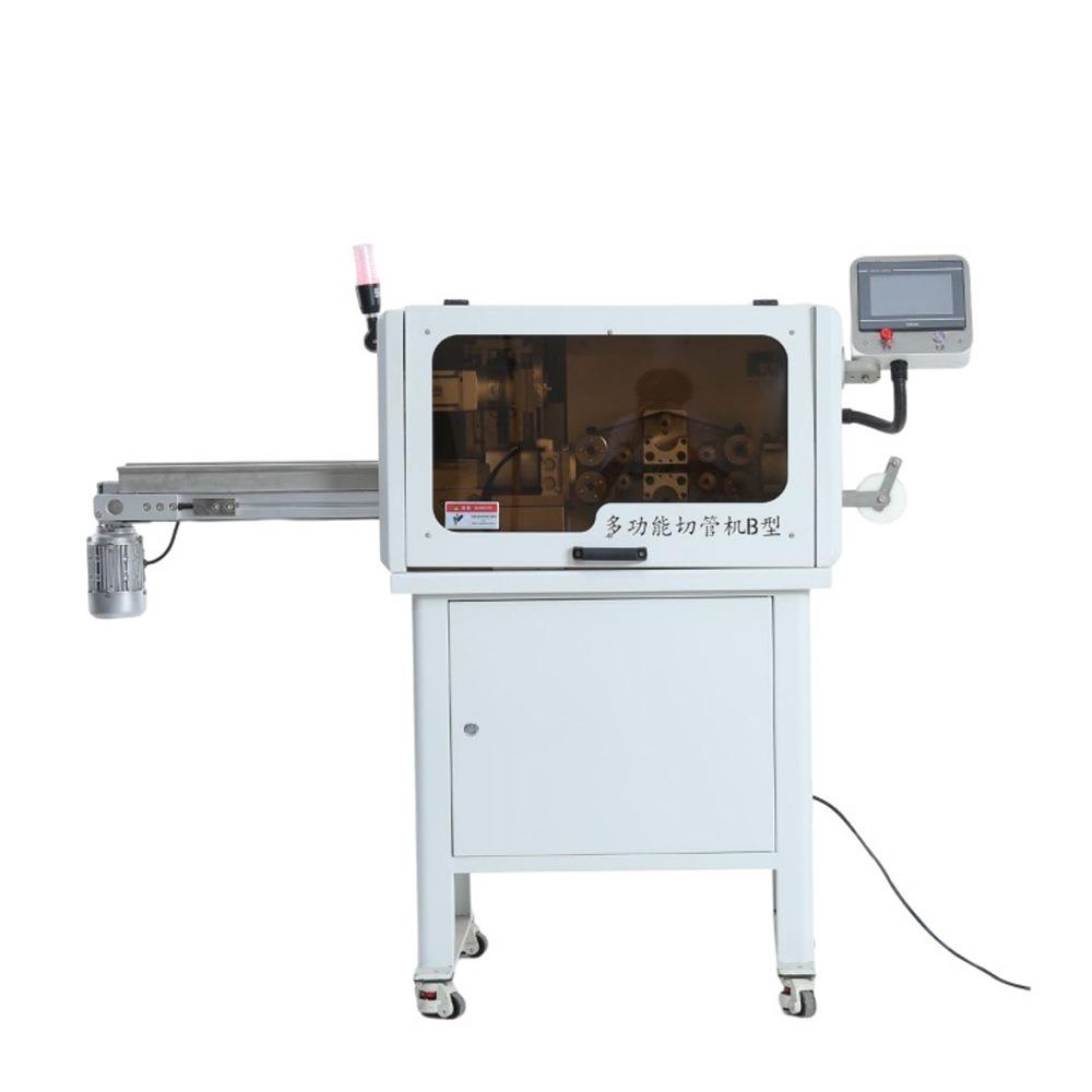 全自动波纹管切管机硬管旋切机PVC管PE管橡胶管旋转定长切管机 - 图3