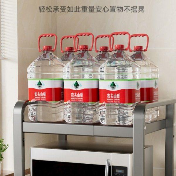 可伸缩厨房置物架微波炉烤箱架子家用多层台面桌面电饭锅支架收纳,淘宝优惠券,粉丝福利购,淘宝优惠卷