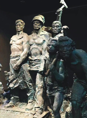 户外广场矿工雕塑园林公园铸铜人物塑像H博物馆大型艺术品落地摆