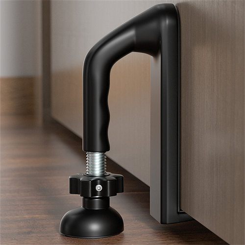 可调高低铝合金防盗扣随处安装便携式强力门底防狼阻门器防撞门顶 - 图1