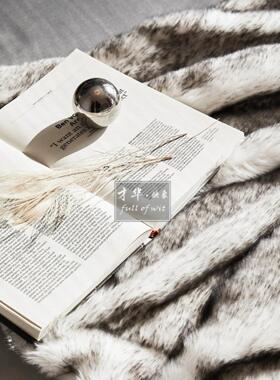 现代极简主义样板房书房书柜装饰真书饰品入口英语道具人造书假书