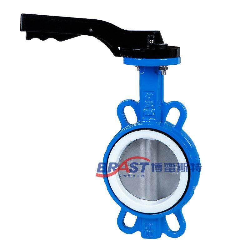 H手柄对夹四氟蝶阀D71F-10/16Q 球墨体 304板 PTFE 铁手柄/铝手柄,淘宝优惠券,粉丝福利购,淘宝优惠卷