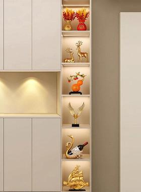 轻奢风家居酒柜档摆件乔迁新居的摆饰客厅玄关家居装饰摆件