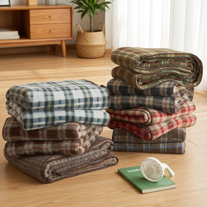 ins北欧简约立体花羊绵绒毛毯秋冬办公室卧室午睡毯1.5/2.0/2.2m