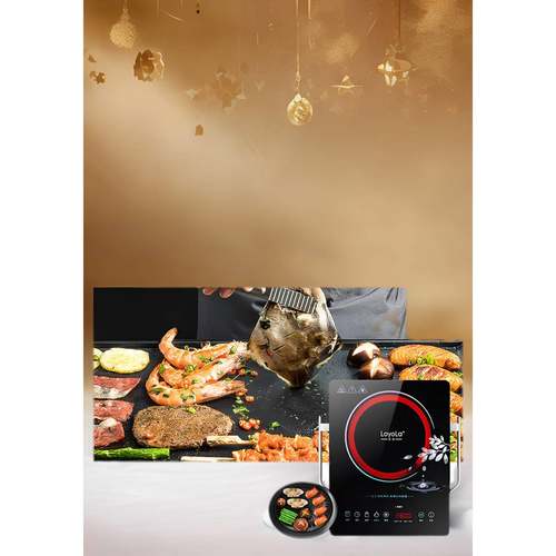 Loyola/忠臣 LC-EA6S电陶炉电磁炉多功能七环火2400W大功率不挑锅 - 图0