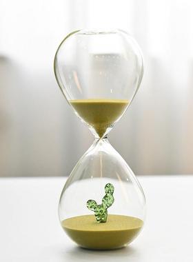 创意30分钟圣诞沙漏计时器动物造型家居摆件生日毕业礼物送男女